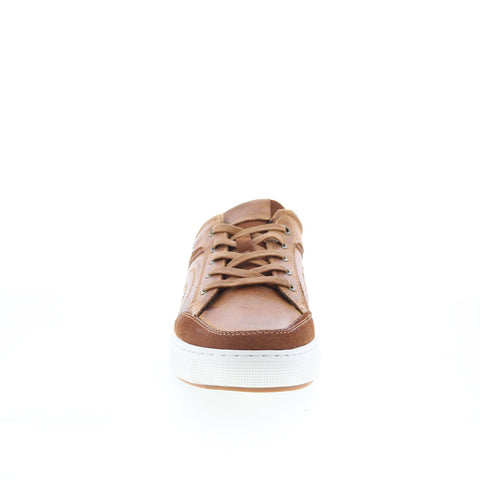Propet Kellen MCA062LTAN Mens Brown Wide Leather Lifestyle Sneakers Shoes