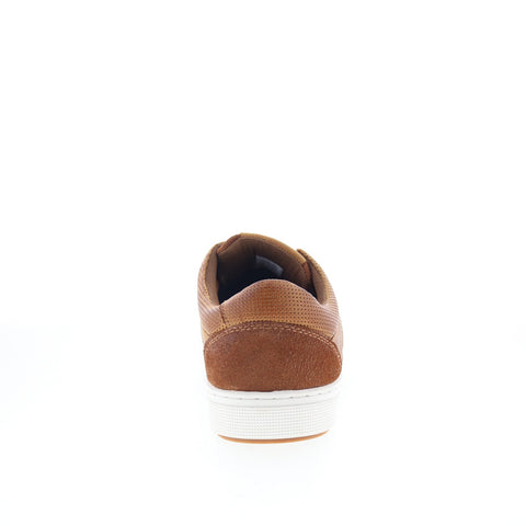Propet Kellen MCA062LTAN Mens Brown Wide Leather Lifestyle Sneakers Shoes