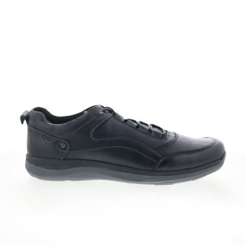Propet Parson MCA112LBLK Mens Black Wide Leather Lifestyle Sneakers Shoes