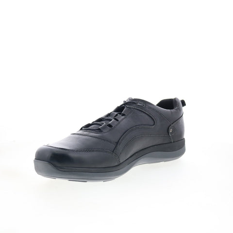 Propet Parson MCA112LBLK Mens Black Wide Leather Lifestyle Sneakers Shoes