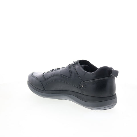 Propet Parson MCA112LBLK Mens Black Wide Leather Lifestyle Sneakers Shoes