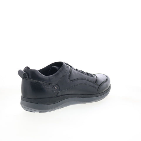 Propet Parson MCA112LBLK Mens Black Wide Leather Lifestyle Sneakers Shoes
