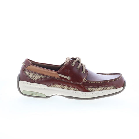 Dunham Captain Mens Brown Narrow Loafers & Slip Ons Boat Shoes