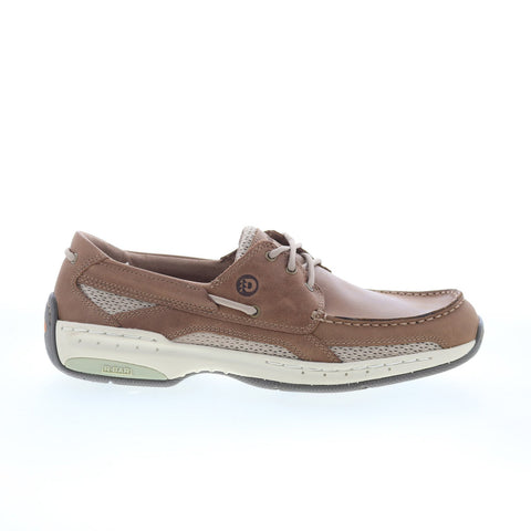 Dunham Captain MCN410TN Mens Brown Narrow Loafers & Slip Ons Boat Shoes
