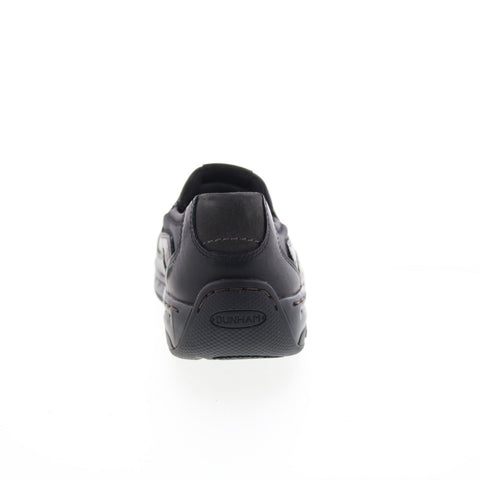 Dunham Wade MCN422BK Mens Black Leather Loafers & Slip Ons Casual Shoes