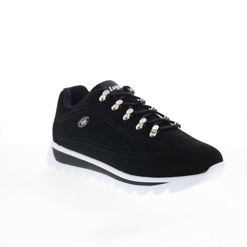 Lugz Comms MCOMSD-060 Mens Black Synthetic Lace up Lifestyle Sneakers Shoes
