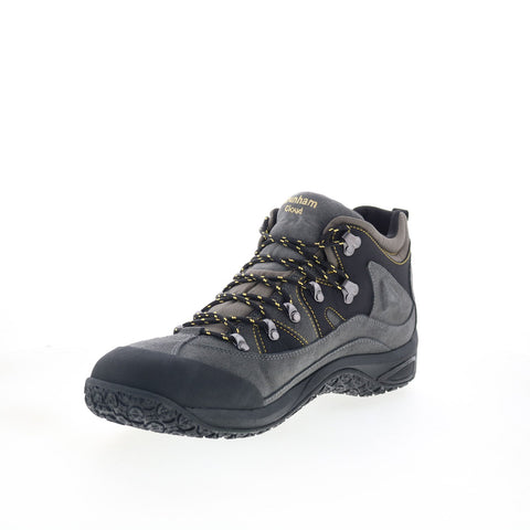 Dunham Cloud Waterproof MCR6630K Mens Gray Suede Lace Up Hiking Boots