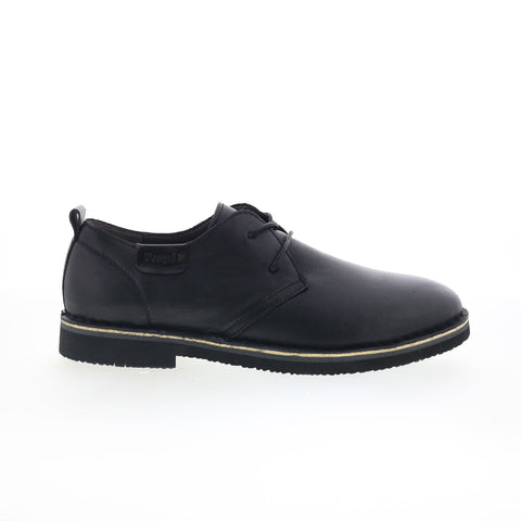 Propet Finn MCX022L Mens Black Leather Oxfords & Lace Ups Casual Shoes