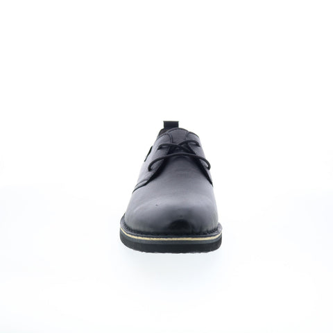 Propet Finn MCX022L Mens Black Leather Oxfords & Lace Ups Casual Shoes