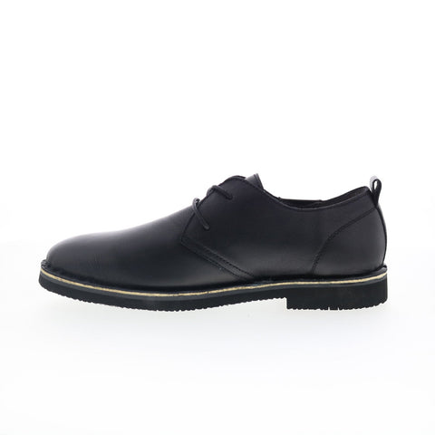 Propet Finn MCX022L Mens Black Leather Oxfords & Lace Ups Casual Shoes