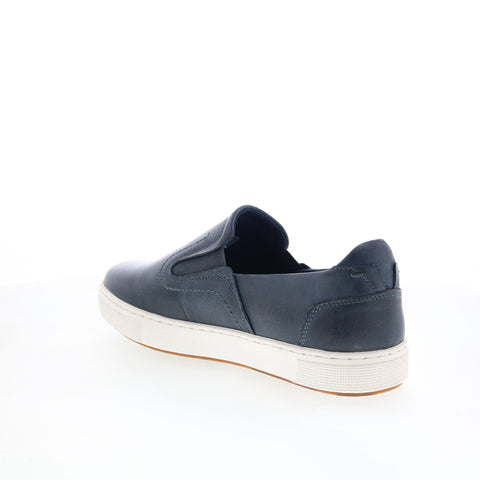 Propet Kedrick MCX084LNVY Mens Blue Wide Leather Lifestyle Sneakers Shoes