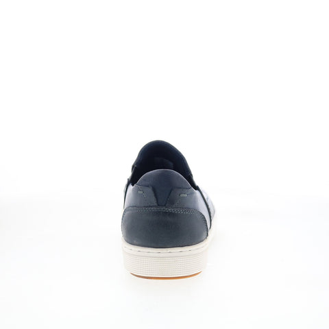 Propet Kedrick MCX084LNVY Mens Blue Wide Leather Lifestyle Sneakers Shoes