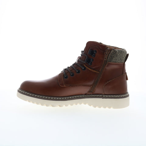 Steve Madden M-Delwar Mens Brown Leather Lace Up Casual  display picture 3