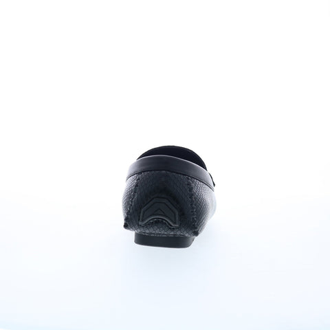 Steve Madden M-Duppln Mens Black Synthetic Loafers & Slip Ons Moccasin Shoes