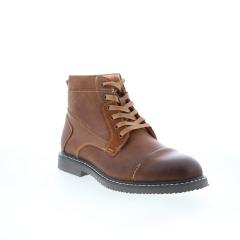 Propet Ford MDX032LBR Mens Brown Extra Wide Leather Casual Dress Boots