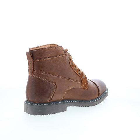 Propet Ford MDX032LBR Mens Brown Extra Wide Leather Casual Dress Boots