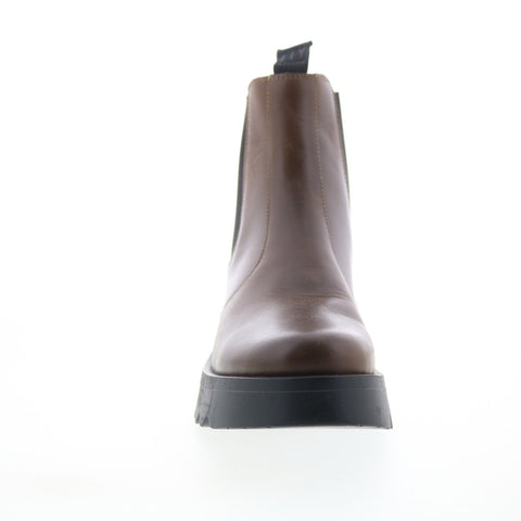 Fly London Medi MEDI789FLY-005 Womens Green Leather Slip On Chelsea Boots
