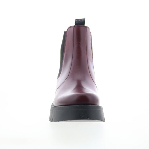 Fly London Medi MEDI789FLY-002 Womens Purple Leather Slip On Chelsea Boots
