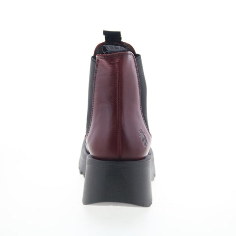 Fly London Medi MEDI789FLY-002 Womens Purple Leather Slip On Chelsea Boots