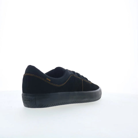 Globe Melbek GBMELB Mens Black Suede Lace Up Skate Inspired Sneakers Shoes