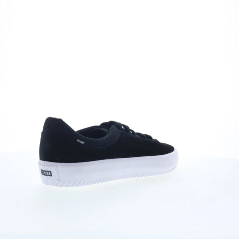 Globe Melbek GBMELB Mens Black Suede Canvas Skate Inspired Sneakers Shoes