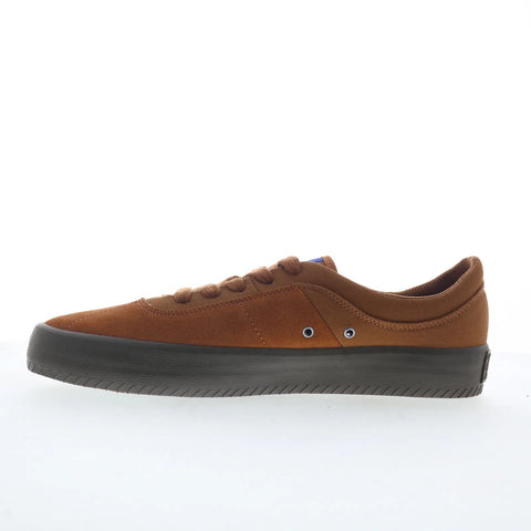 Globe Melbek GBMELB Mens Brown Canvas Lace Up Skate Inspired Sneakers Shoes