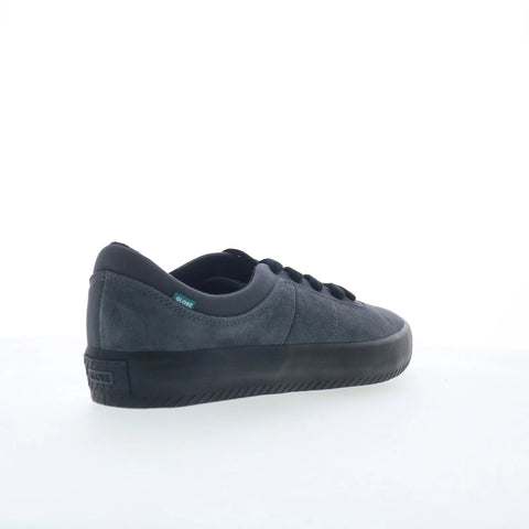 Globe Melbek GBMELB Mens Gray Suede Lace Up Skate Inspired Sneakers Shoes