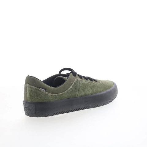 Globe Melbek GBMELB Mens Green Suede Lace Up Skate Inspired Sneakers Shoes
