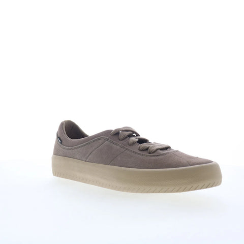 Globe Melbek GBMELB Mens Gray Suede Lace Up Skate Inspired Sneakers Shoes