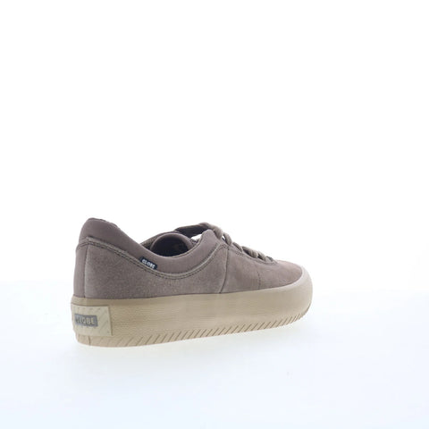 Globe Melbek GBMELB Mens Gray Suede Lace Up Skate Inspired Sneakers Shoes