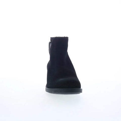 Clarks Memi Buckle 26167856 Womens Black Suede Zipper Casual Dress Boots