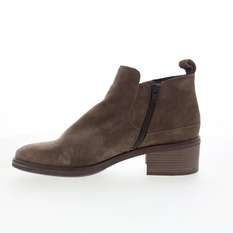 Clarks Memi Zip 26161361 Womens Brown Leather Zipper Ankle & Booties Boots
