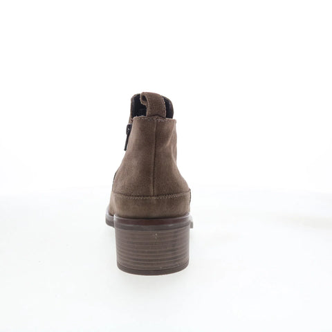 Clarks Memi Zip 26161361 Womens Brown Leather Zipper Ankle & Booties Boots