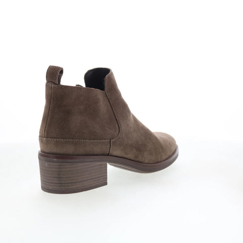 Clarks Memi Zip 26161361 Womens Brown Leather Zipper Ankle & Booties Boots
