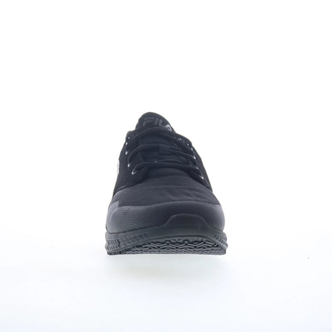 Fila Memory Layers Evo SR WR Mens Black Extra Wide 4E Work & Safety Shoes
