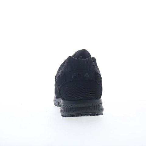Fila Memory Layers Evo SR WR Mens Black Extra Wide 4E Work & Safety Shoes