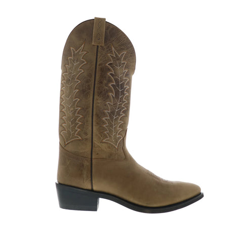 Jama Old West Western Boot OW2038 Mens Brown Wide Cowboy Western Boots