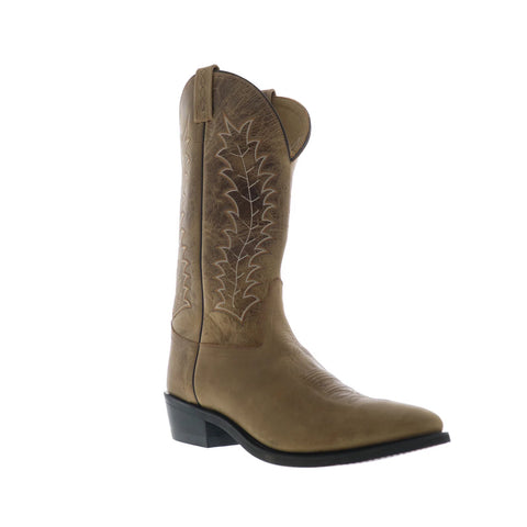 Jama Old West Western Boot OW2038 Mens Brown Wide Cowboy Western Boots