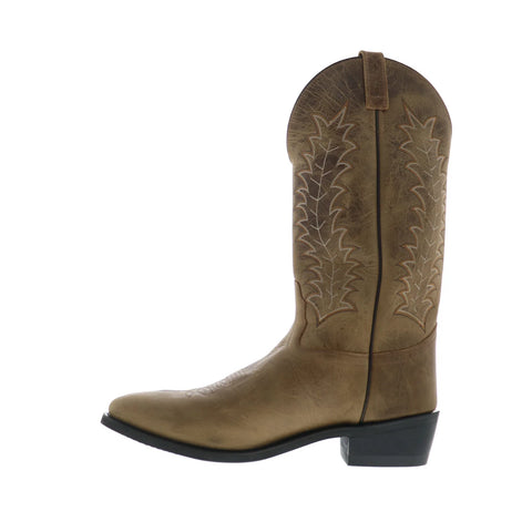 Jama Old West Western Boot OW2038 Mens Brown Wide Cowboy Western Boots