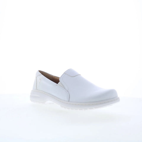 Nurse Mates Meredith 255904 Womens White Loafers & Slip Ons Casual Shoes