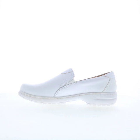Nurse Mates Meredith 255904 Womens White Loafers & Slip Ons Casual Shoes