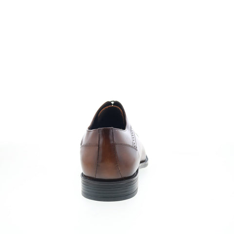 Studio Belvedere Merlo Mens Brown Leather Oxfords & Lace Ups Cap Toe Shoes
