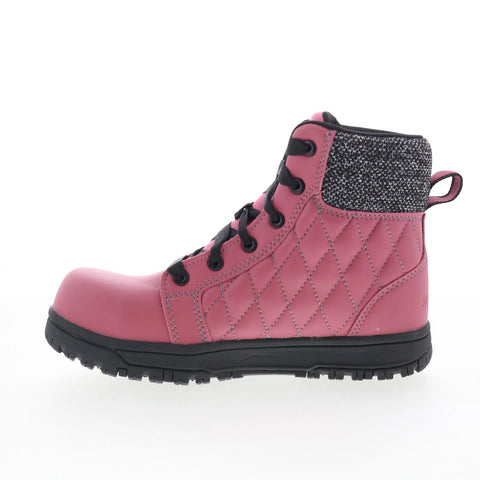 Avenger Metro Composite Toe Electrical Hazard Womens Pink Wide Work Boots