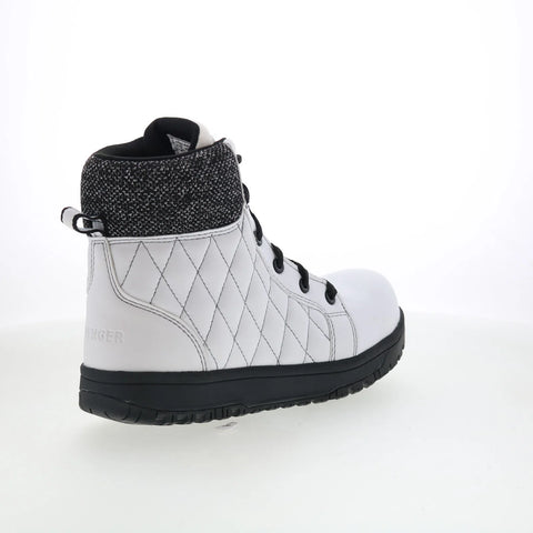 Avenger Metro Composite Toe Electrical Hazard Womens White Wide Work Boots