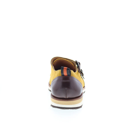 Mezlan Mez107 Mens Yellow Suede Loafers & Slip Ons Casual Shoes