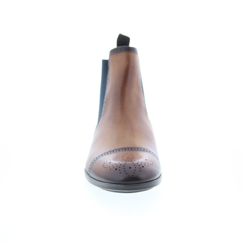 Mezlan Mez109 Mens Brown Leather Slip On Chelsea Boots