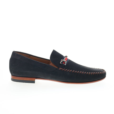 Mezlan Mez110 Mens Black Suede Loafers & Slip Ons Casual Shoes