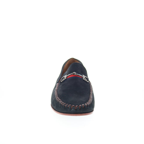 Mezlan Mez110 Mens Black Suede Loafers & Slip Ons Casual Shoes