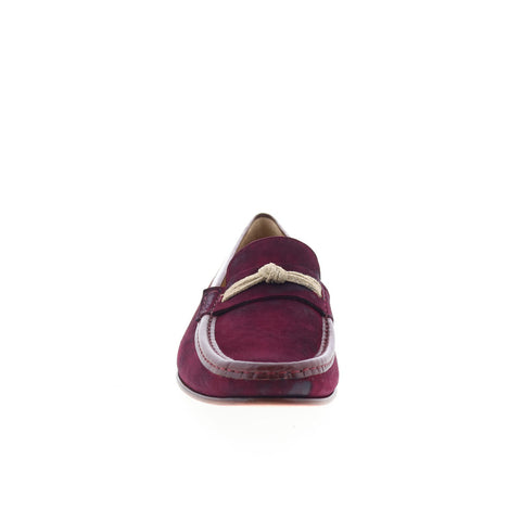Mezlan Mez113 Mens Burgundy Suede Loafers & Slip Ons Casual Shoes