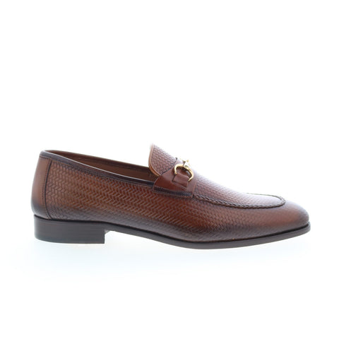 Mezlan Mez116 Mens Brown Leather Loafers & Slip Ons Casual Shoes